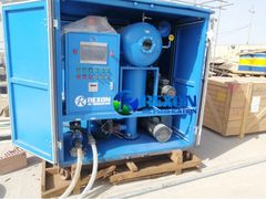 El purificador de aceite para transformadores de vacío de doble etapa REXON ZYD-100 funciona de manera confiable en Irak