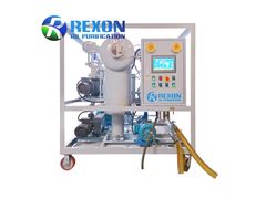 Planta de purificación de aceite con aislamiento al vacío de doble etapa REXON ZYD-50 con medidores digitales